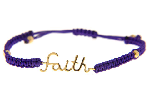 Macrame Faith Bracelet Macrame Faith Bracelet