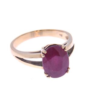 Handmade Ring with Ruby