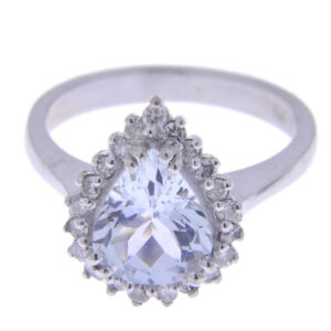 Ring with Aquamarine