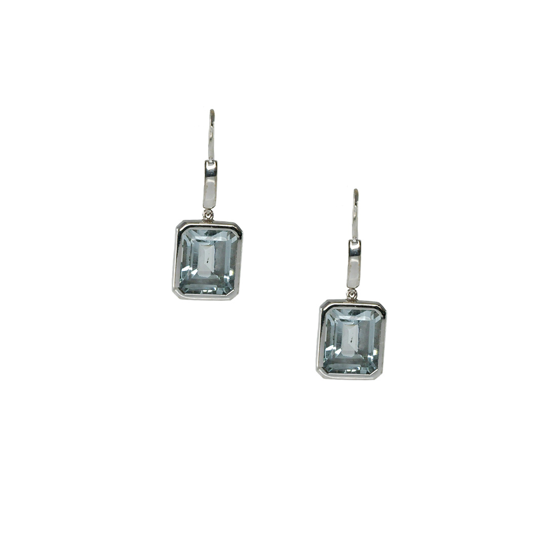 Earrings with Aquamarines Earrings with Aquamarines