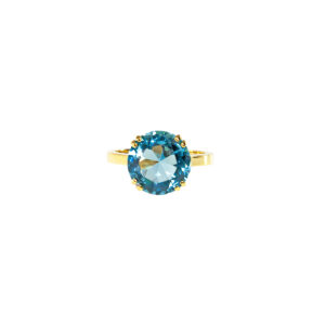 Ring with Blue Topaz