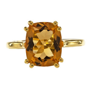 Single stone Ring with Citrine