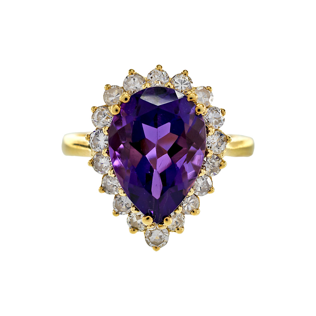 Rosette Ring with Amethyst Rosette Ring with Amethyst