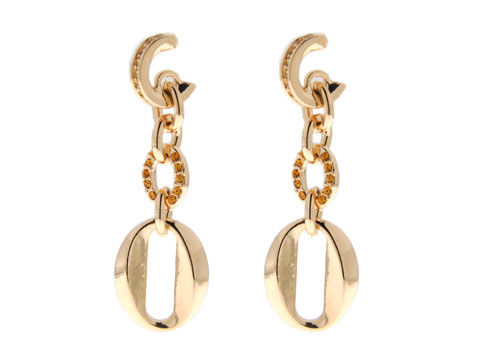 Earrings , decorated with topazes' Earrings , decorated with topazes'