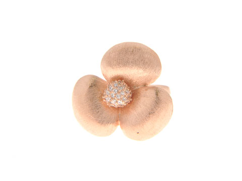 Alloy ring, rose gold plated Alloy ring, rose gold plated